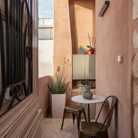 公寓 Chania Escapes Loft 50 Meters By The Sea *